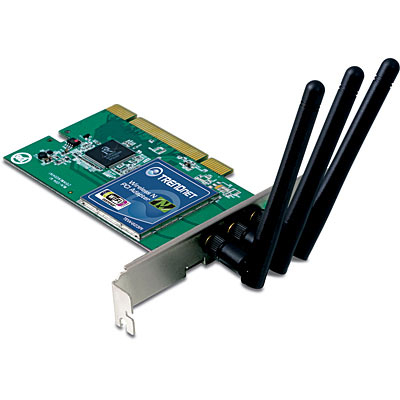 Imagen Tarjeta de red inalámbrica PCI adapter 300Mbps 1