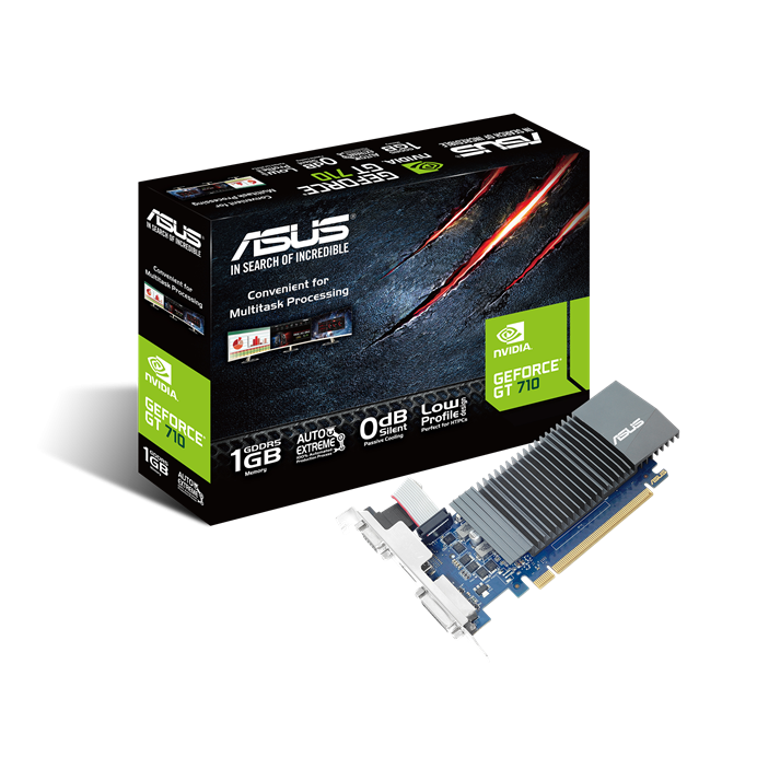 Imagen Tarjeta de Video GT 710 DDR5 de 1 Giga Asus Nvidia