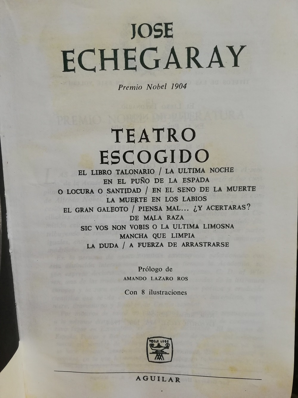 Imagen TEATRO ESCOGIDO - JOSÉ ECHEGARAY 2