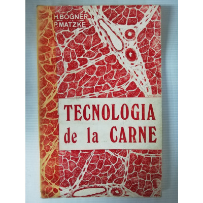 ImagenTECNOLOGÍA DE LA CARNE - H. BOGNER / P. MATZKE