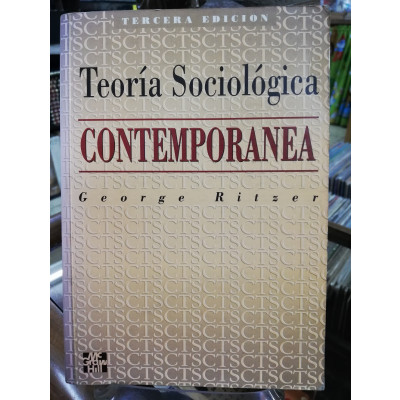 ImagenTEORÍA SOCIOLÓGICA CONTEMPORANEA - GEORGE RITZER
