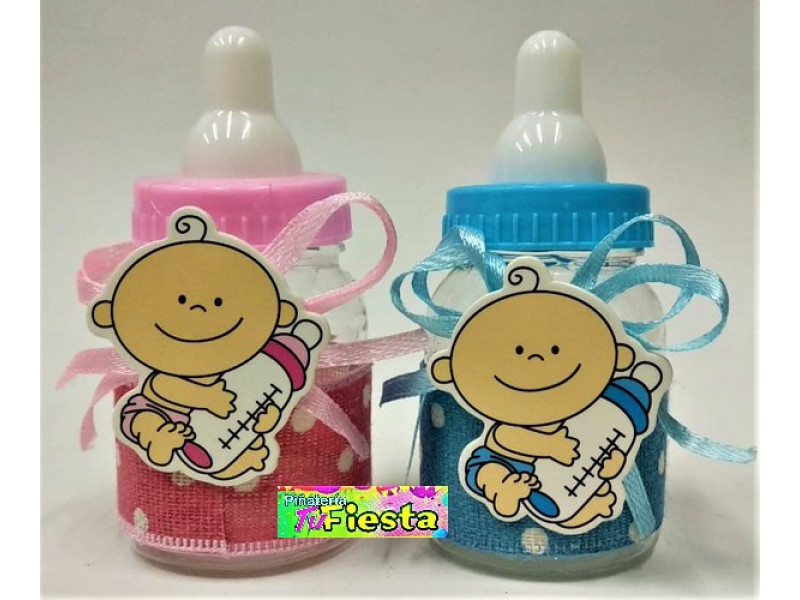 Recordatorio tetero con bolero y letrero It´s a Girl para Baby Shower.  #ProductosParaPinateria #Pina…