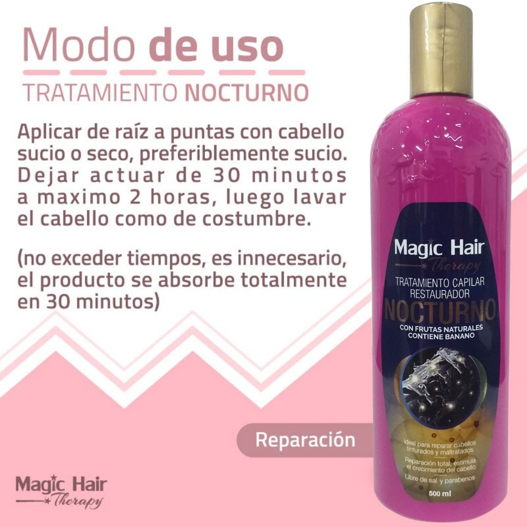 Imagen Tratamiento Restaurador Nocturno Magic Hair 3