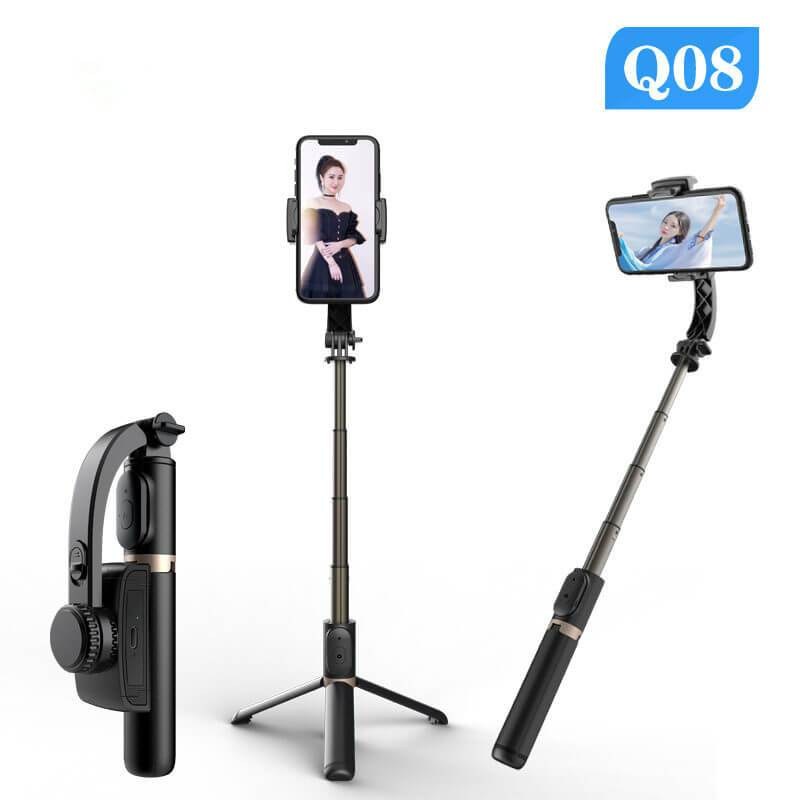 Imagen Trípode y Selfie Stick Estabilizador (Gimbal) Q08 1