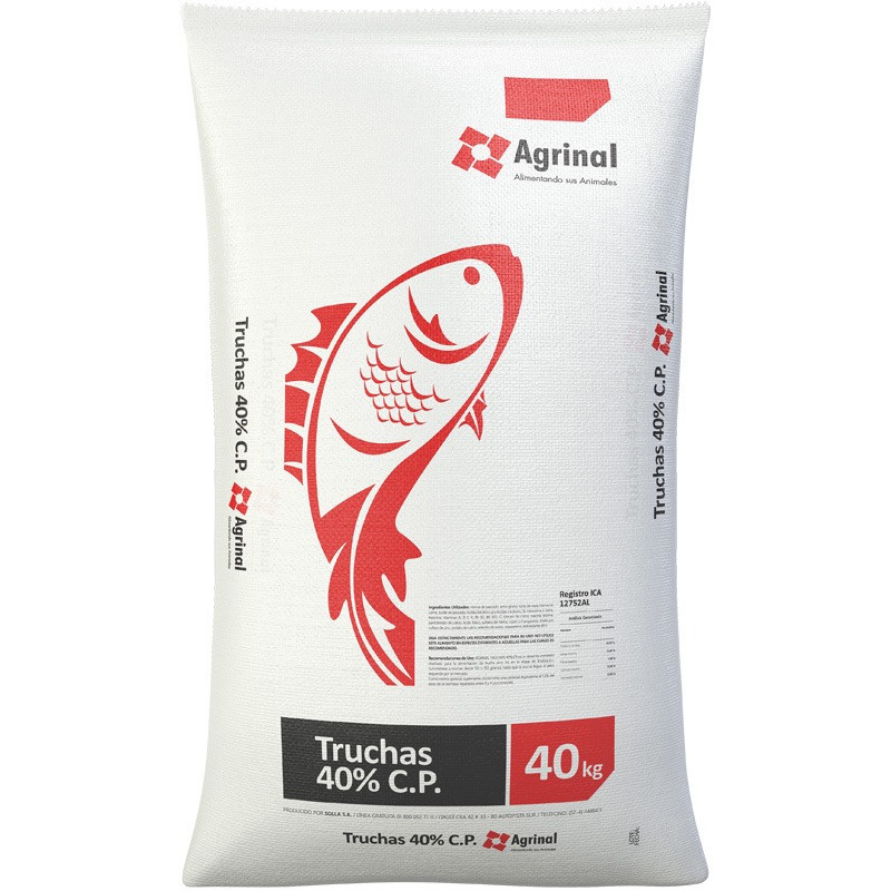 Imagen Truchas 40% CP Ext AGR 40 kg