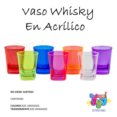 ImagenVaso Whisky En Acrílico 
