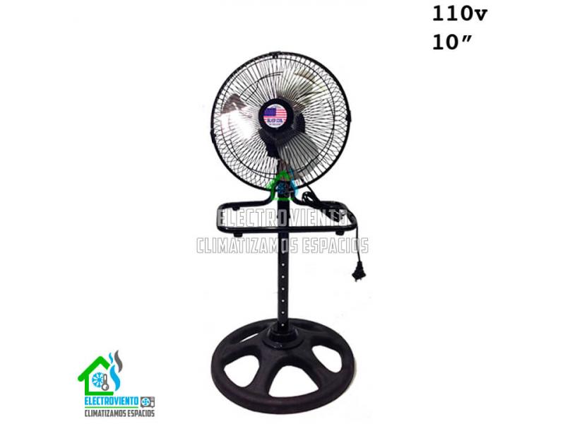 Ventilador Silver Crown 10 Pulgadas 3 En 1 Color Negro