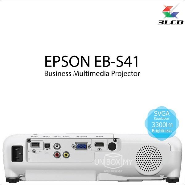 Imagen Video Proyector Epson S41+ 3300 3