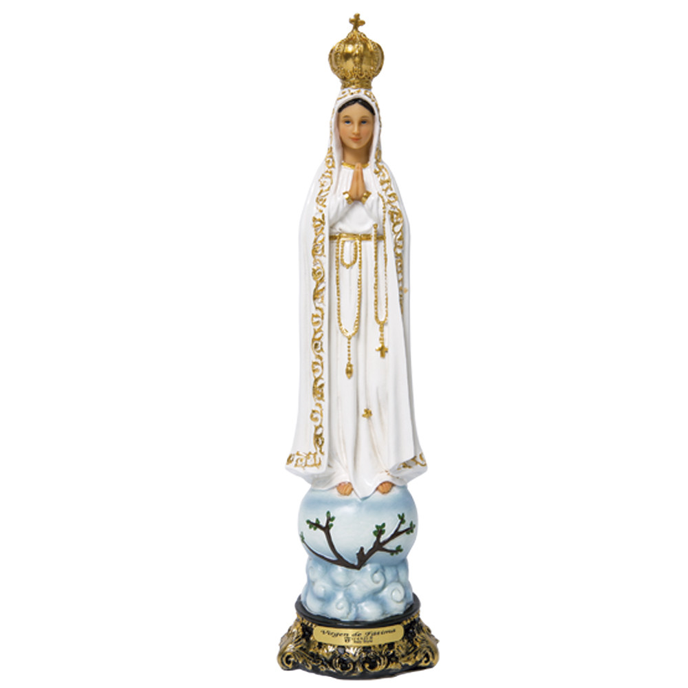 Imagen Virgen De Fatima De 20 Cm  1
