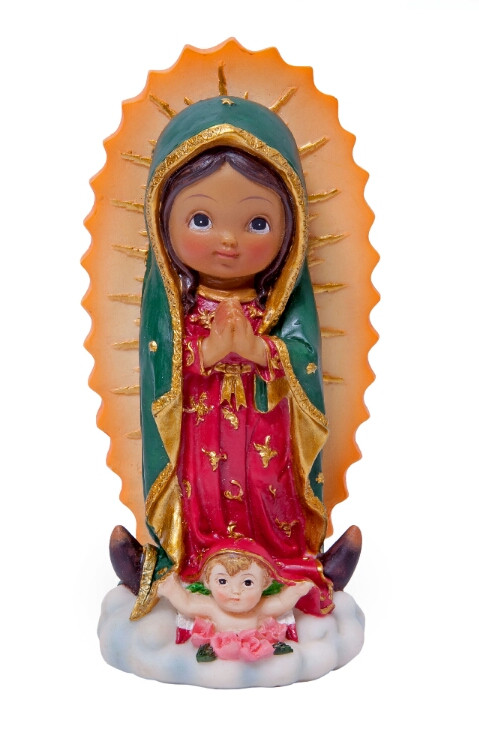 Imagen Virgen De Guadalupe De 10 Cm  1