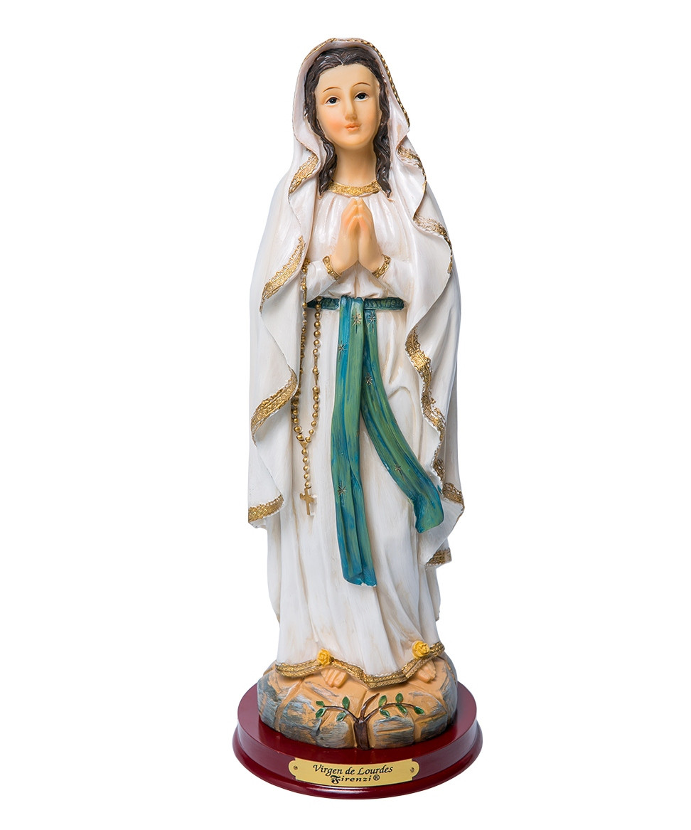 Imagen Virgen De Lourdes De 20 Cm 