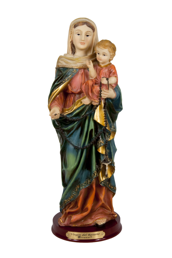 Imagen Virgen Del Rosario De 12 Cm