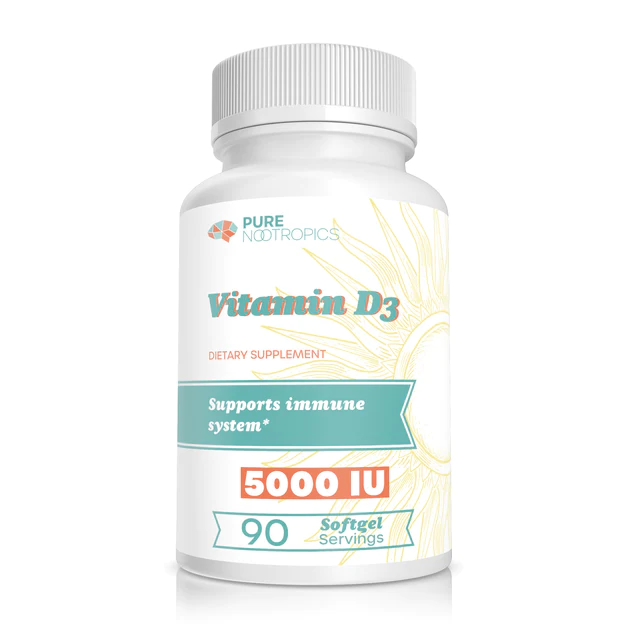 Imagen Vitamin D3 5000 IU 90 capsulas blandas ( 20 dias para la entrega)