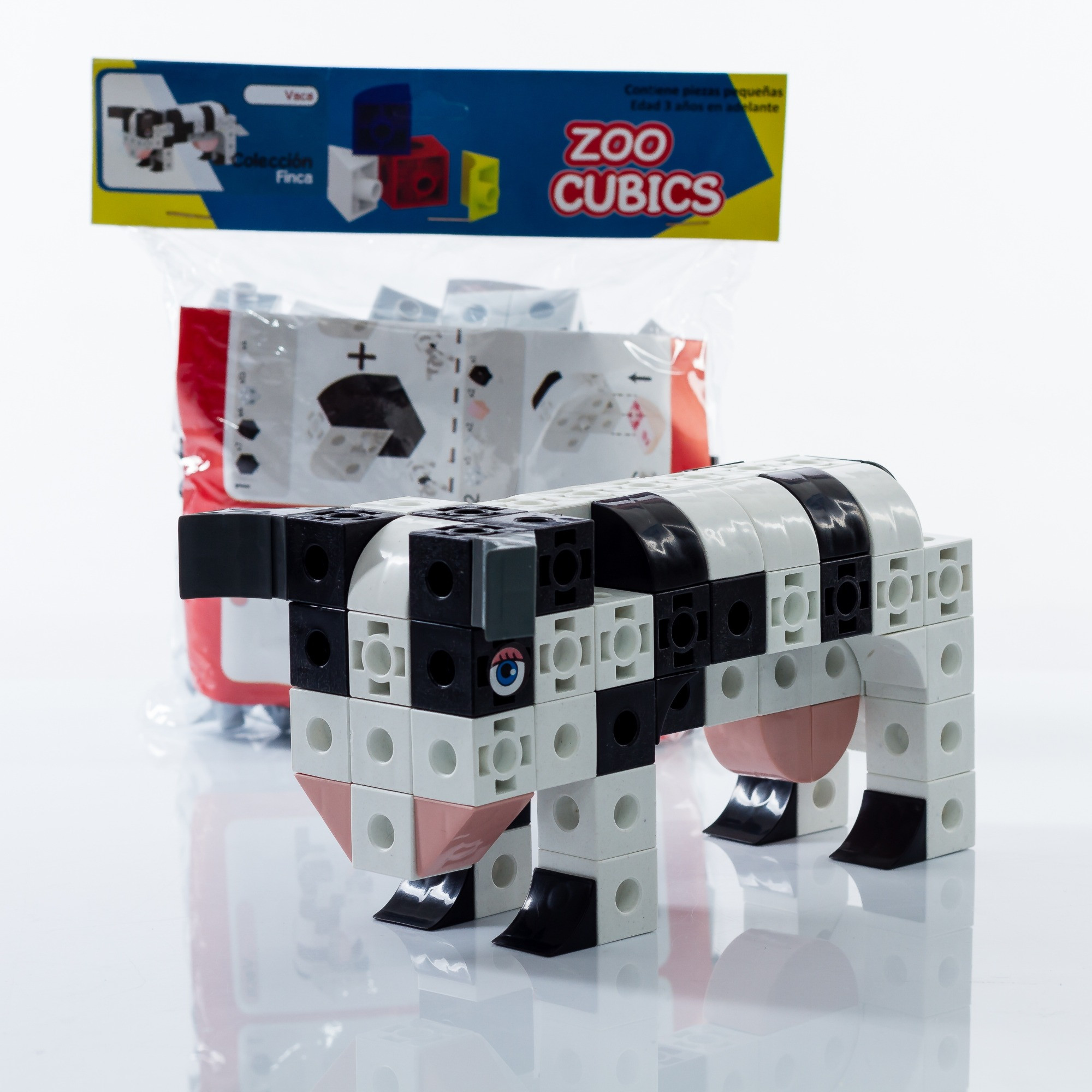 Imagen Zoo Cubics Animales De La Finca x 5 4