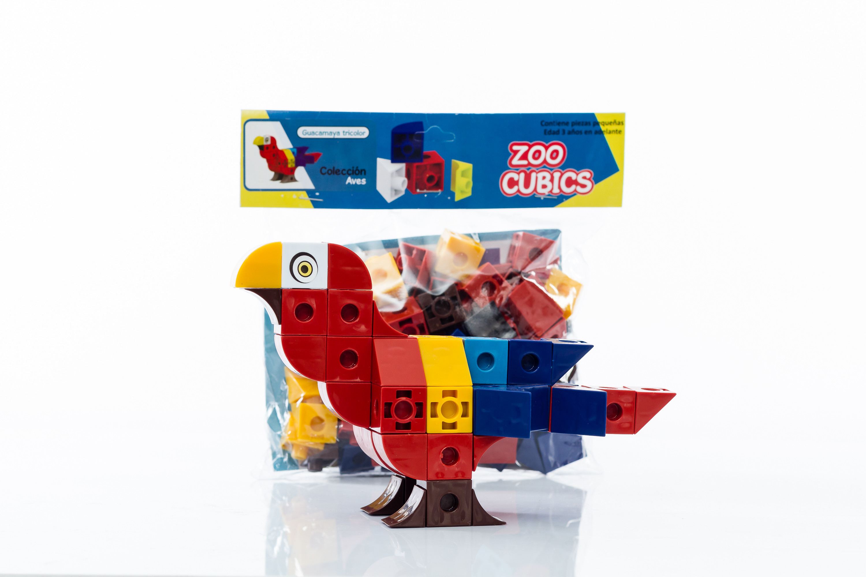 Imagen Zoo Cubics  x 5 Aves 6
